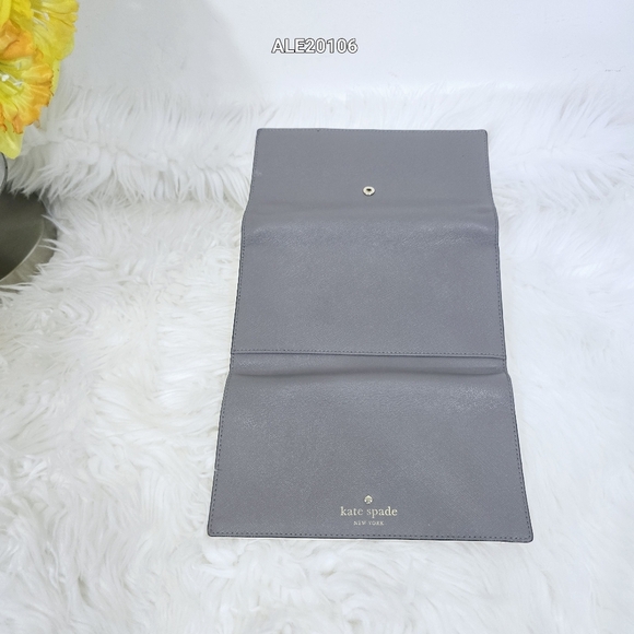 Kate Spade Gray Leather Large Wallet - Picture 5 of 16